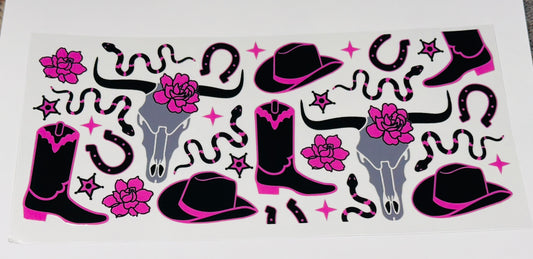 Black/Pink Cowgirl