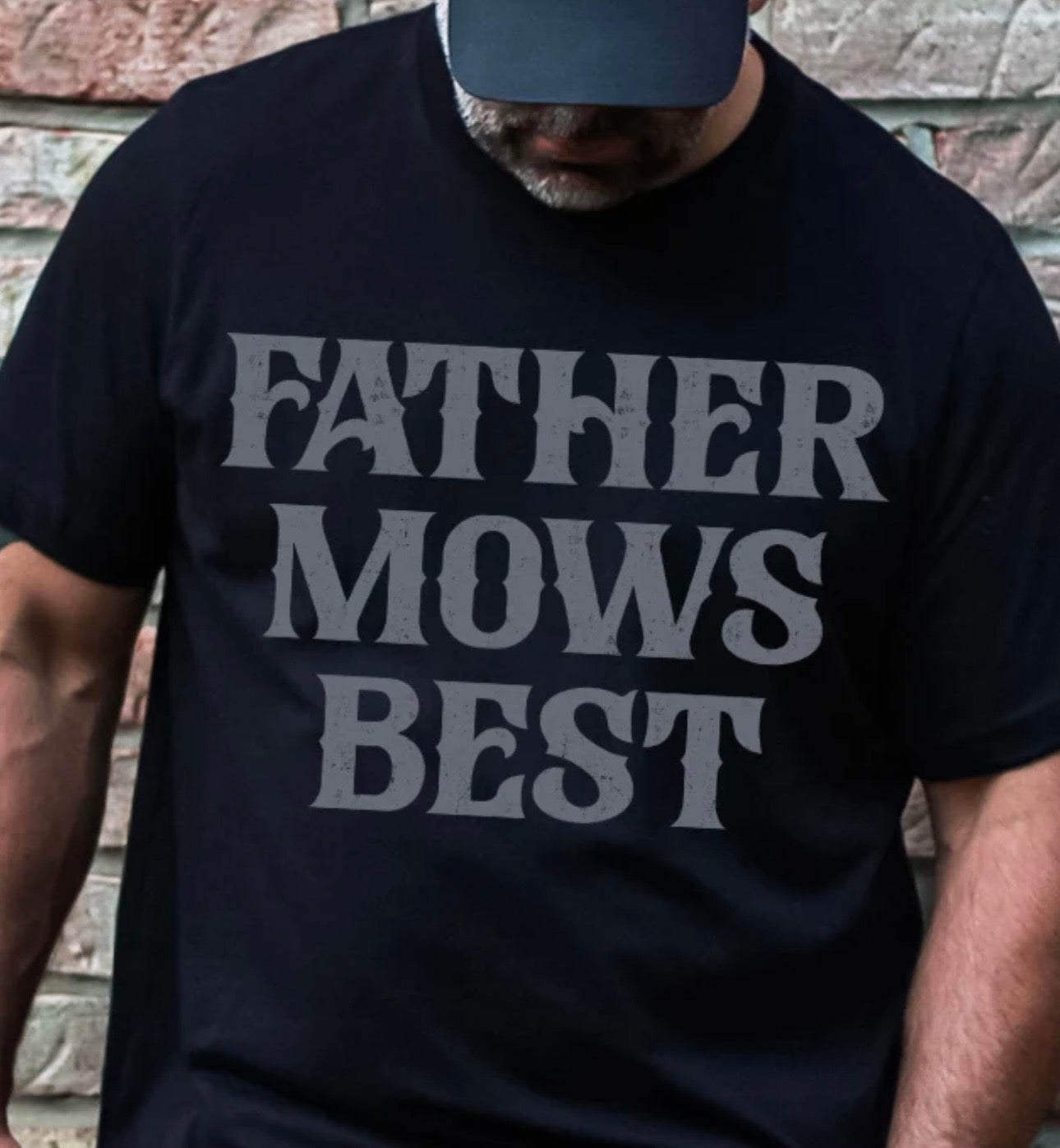 Father mows best