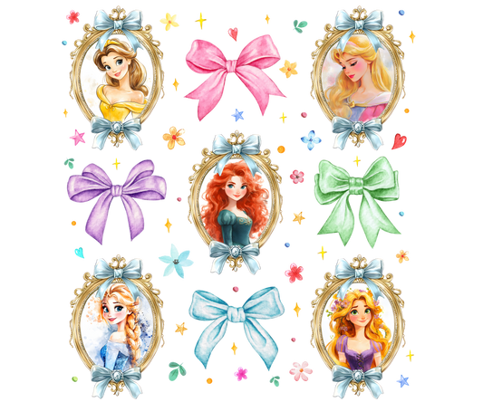 princesses and bows and mirrors