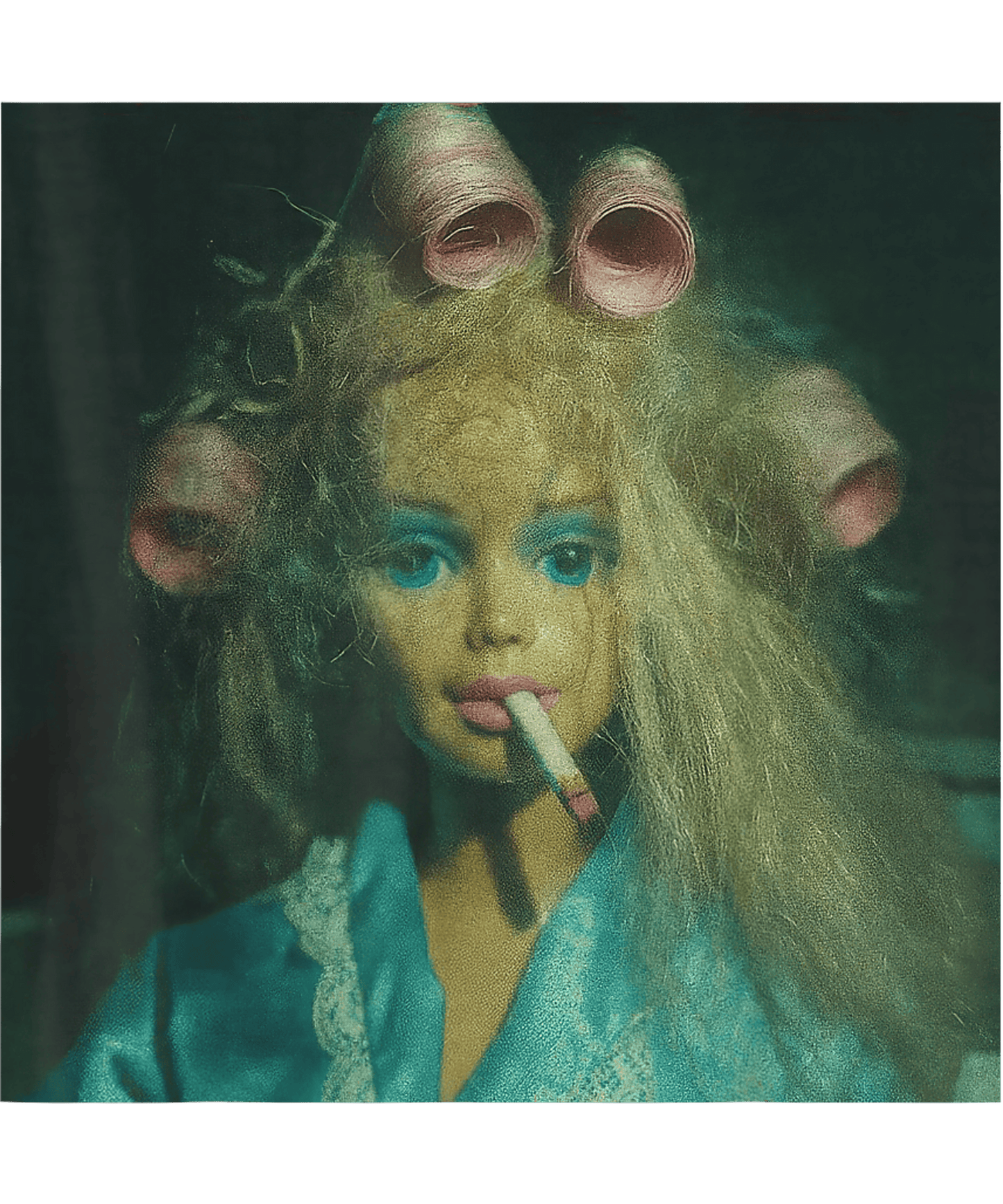 Roller hair barbie