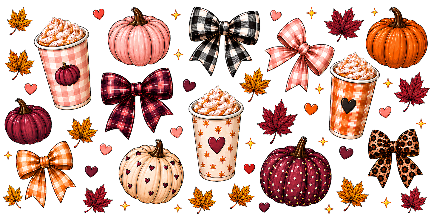 Fall bows and drinks