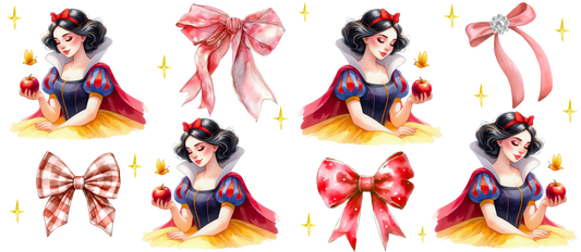 Snow white and bows