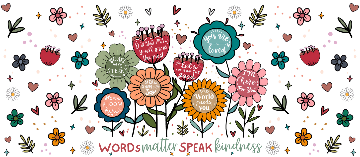 Words matter speak kindness
