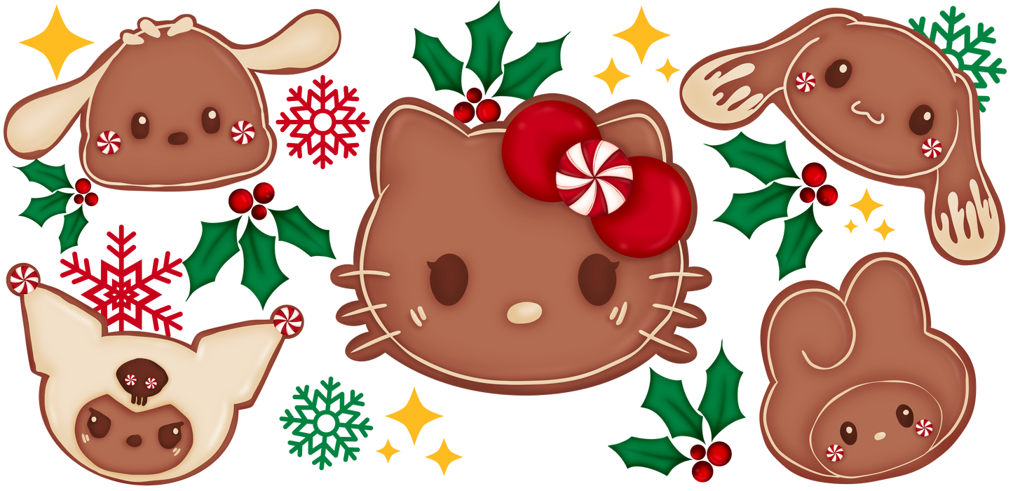 Hello kitty Christmas cookie