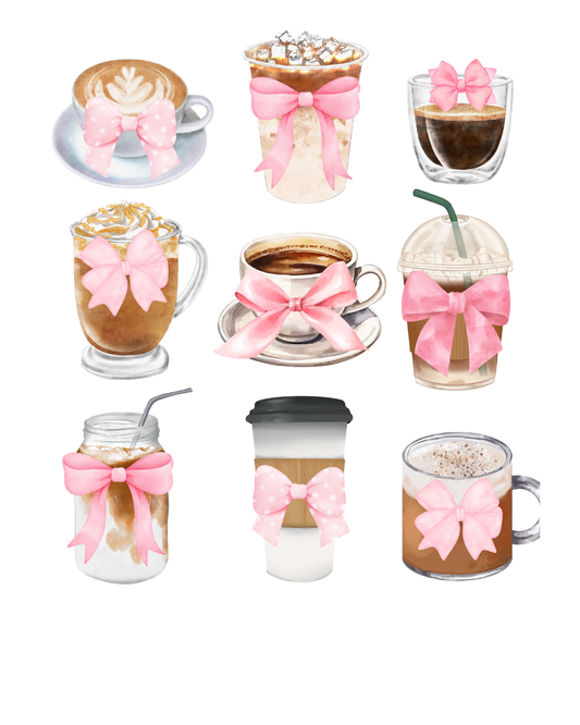 coffee and bows