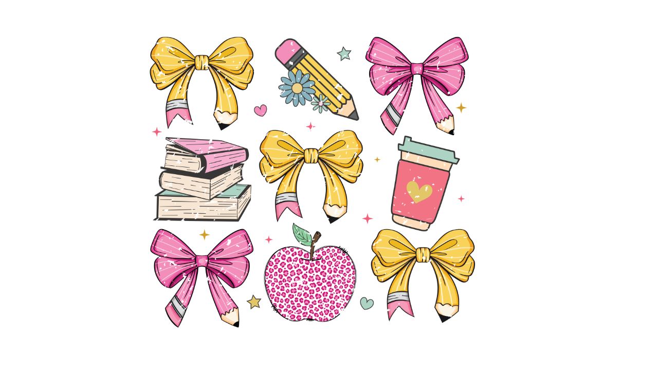 Pencil and bows