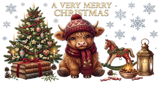 Very merry Christmas (cow)