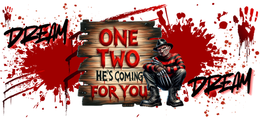 One two he is coming for you