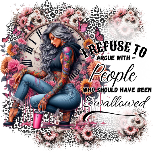 I refuse to argue with people
