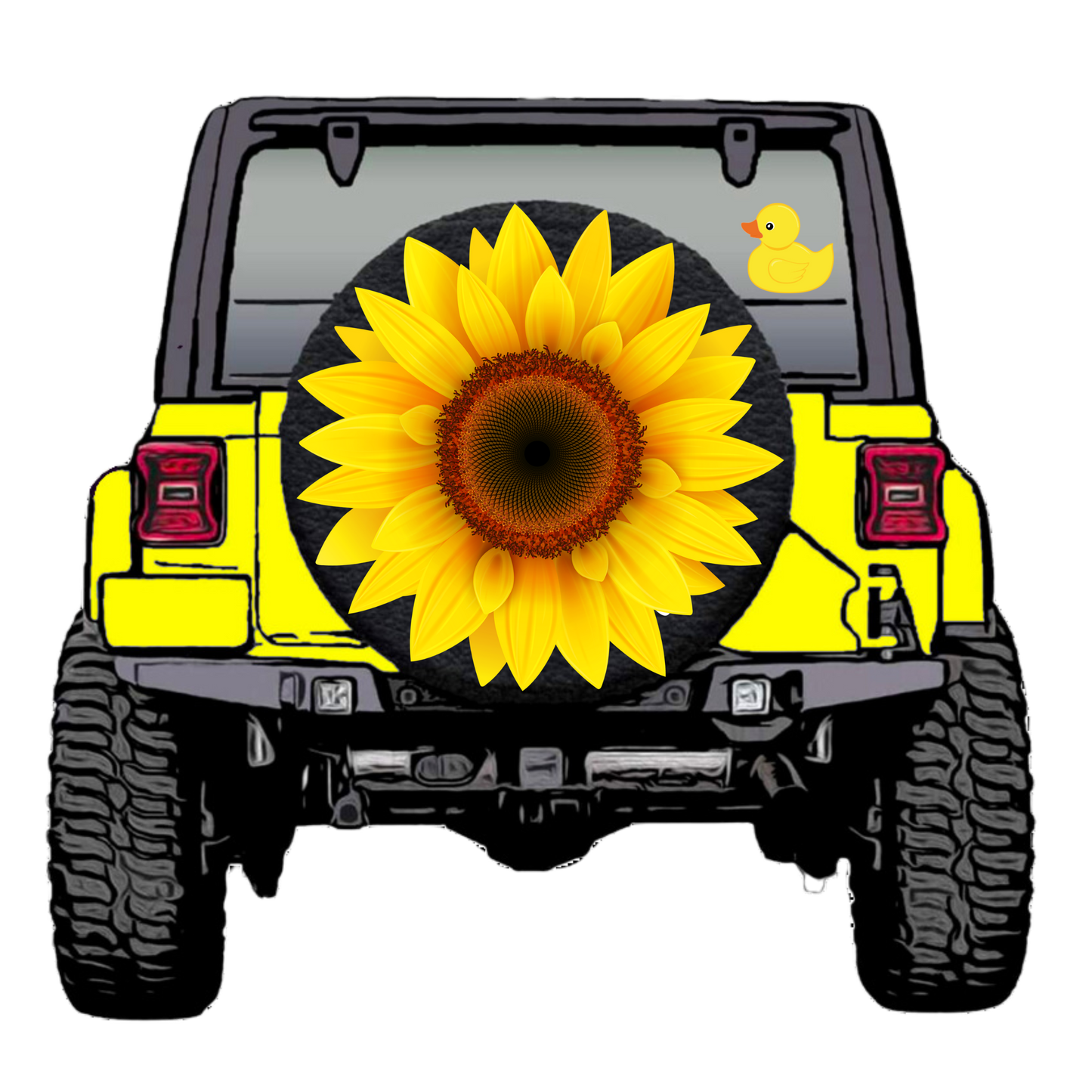 Yellow jeep