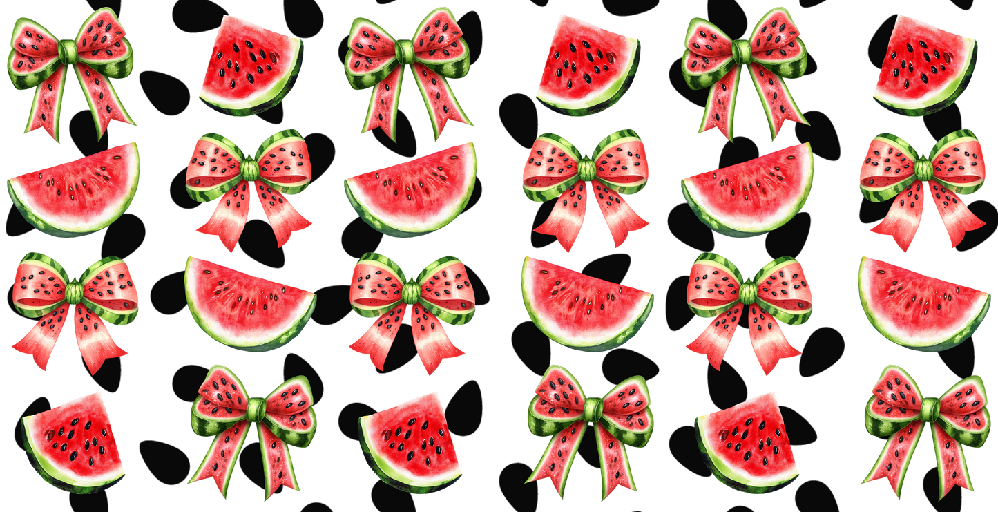 Watermelon and bows