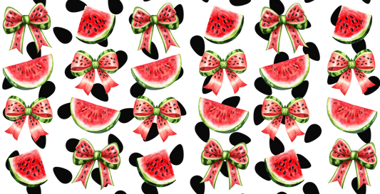 Watermelon and bows